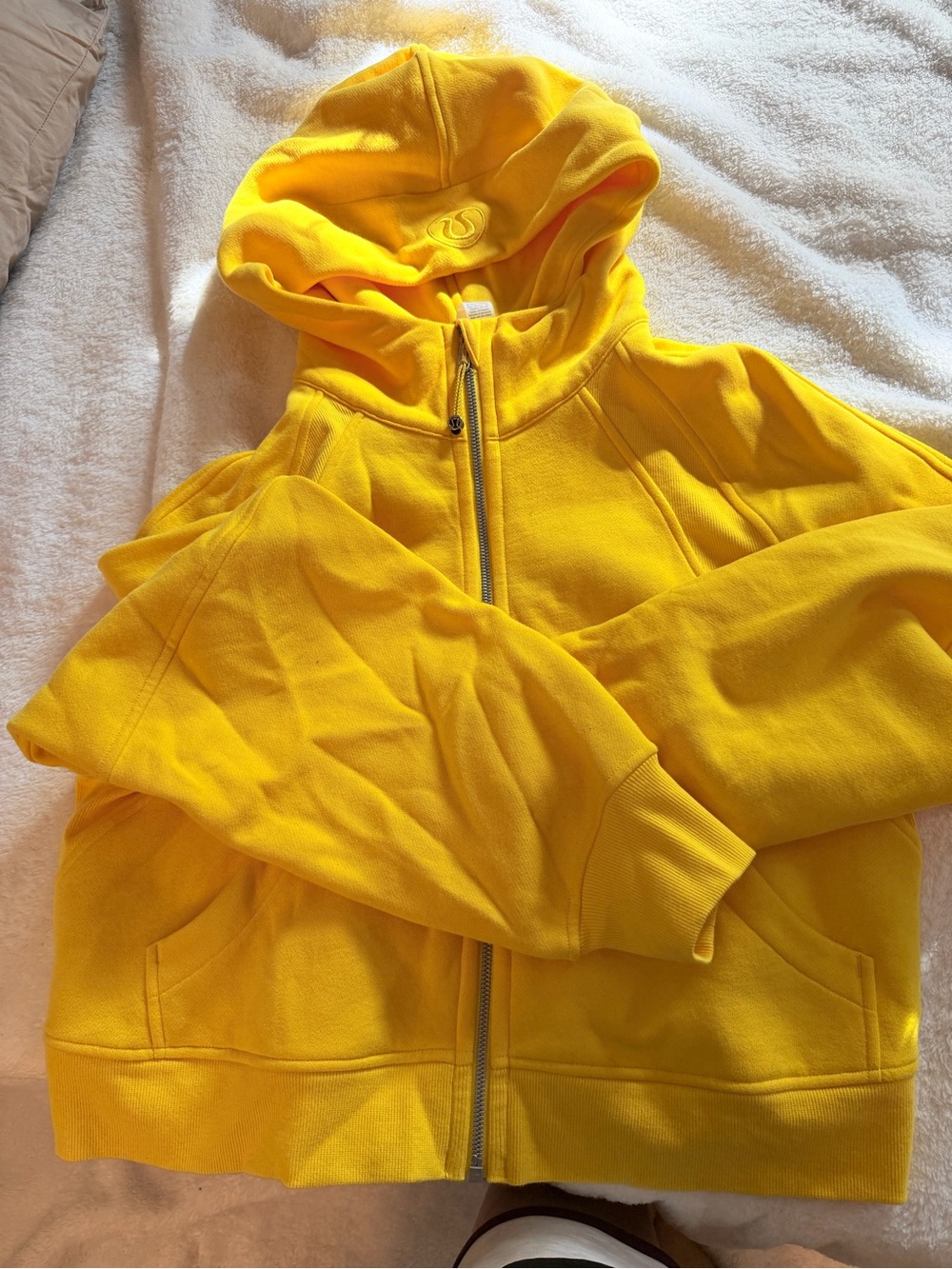 lululemon athletica Bright Yellow Full-Zip Hoodie